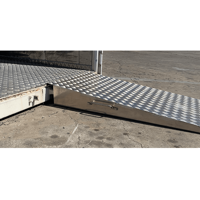 Single Light Duty Trolley Ramp Aluminum